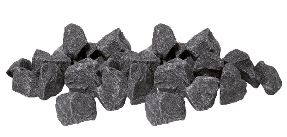 Harvia AC3000 split-face olivine diabase sauna stones