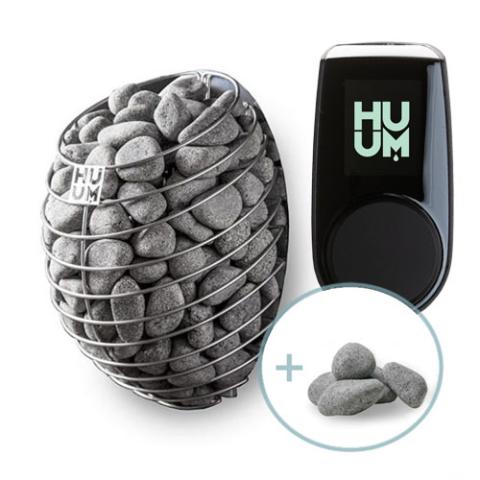 HUUM DROP WiFi complete sauna heater package with controls and stones