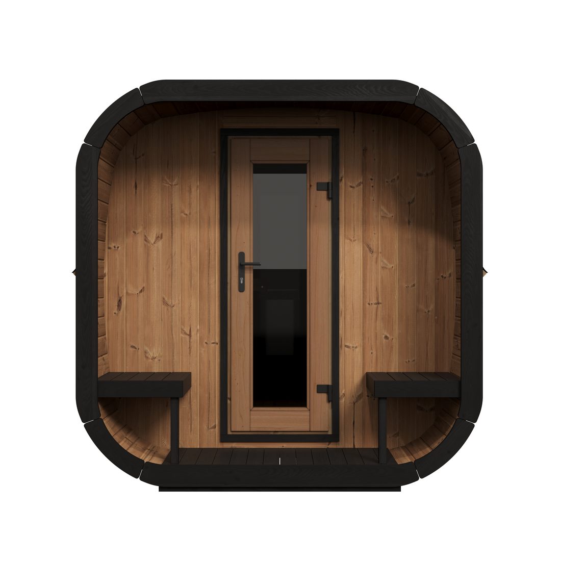 SaunaLife Cube Series CL12GCP Outdoor Sauna Kit