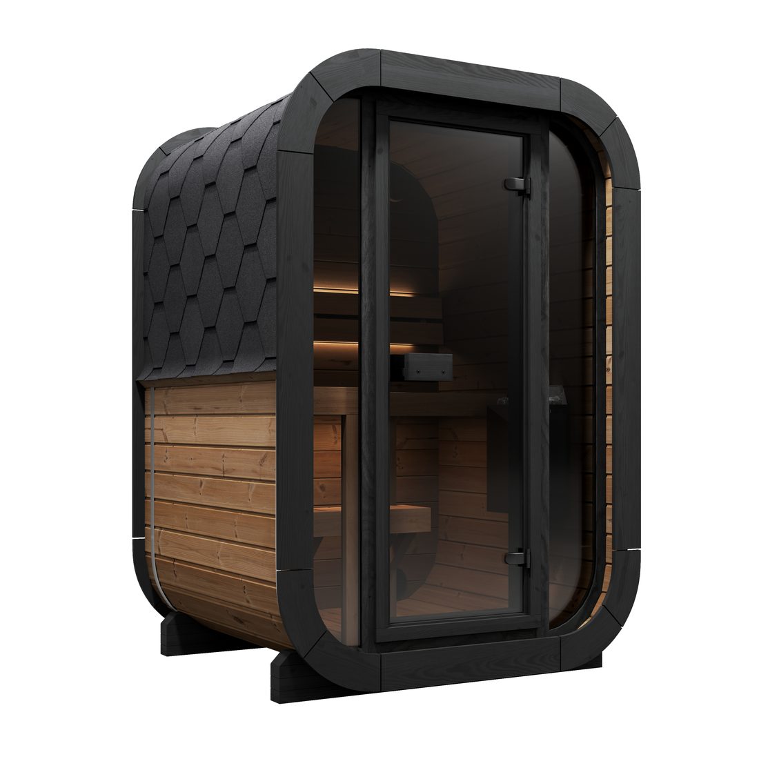 SaunaLife Cube Series CL3G Outdoor Sauna Kit