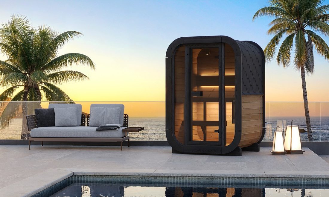 SaunaLife Cube Series CL3G Outdoor Sauna Kit
