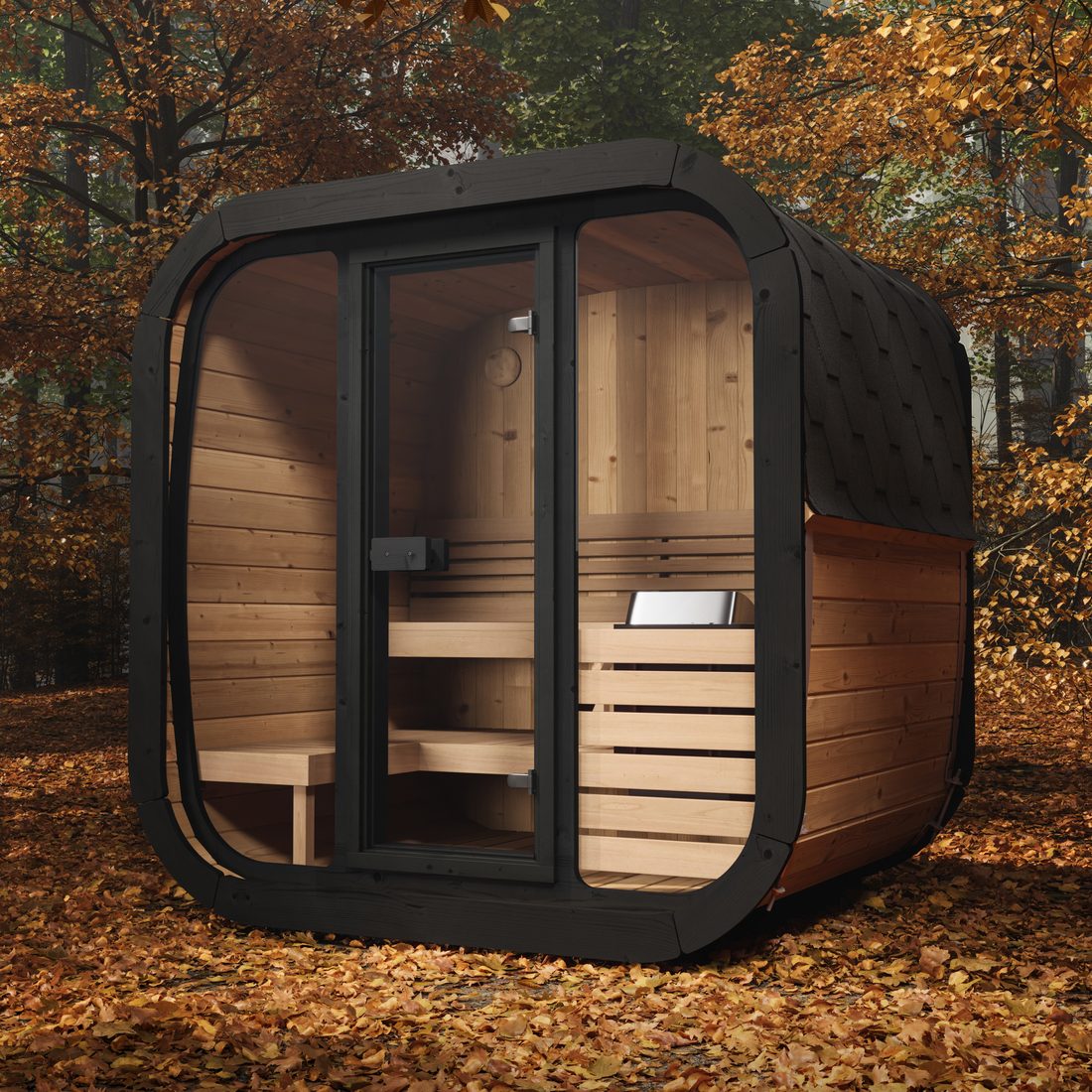 SaunaLife Cube Series CL5G Outdoor Sauna Kit